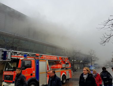 Φωτιά σε σταθμό τρένου στο Βερολίνο (φωτό, βίντεο)
